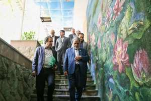 بازدید رییس دانشگاه از دانشکده پیراپزشکی